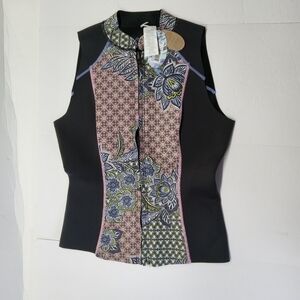 Floral Patterned Women's Swim Vest